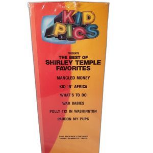 VHS Shirley Temple 3 pack Favorites new unopened